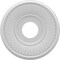 Ekena Millwork Berkshire Thermoformed PVC Ceiling Medallion (Fits Canopies up to 5 3/4"), 13"OD x 3 1/2"ID x 3/4"P CMP13BE - alternate 1